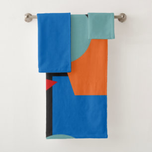 Bauhaus Shapes Bath Towel Set