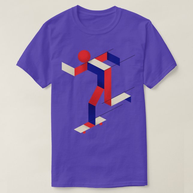 Bauhaus Skater 1 T-Shirt (Design Front)