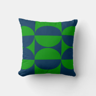 Bauhaus Squares and Circles Cushion