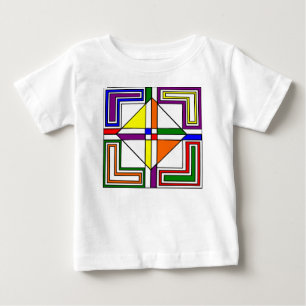Bauhaus Stained Glass Baby T-Shirt