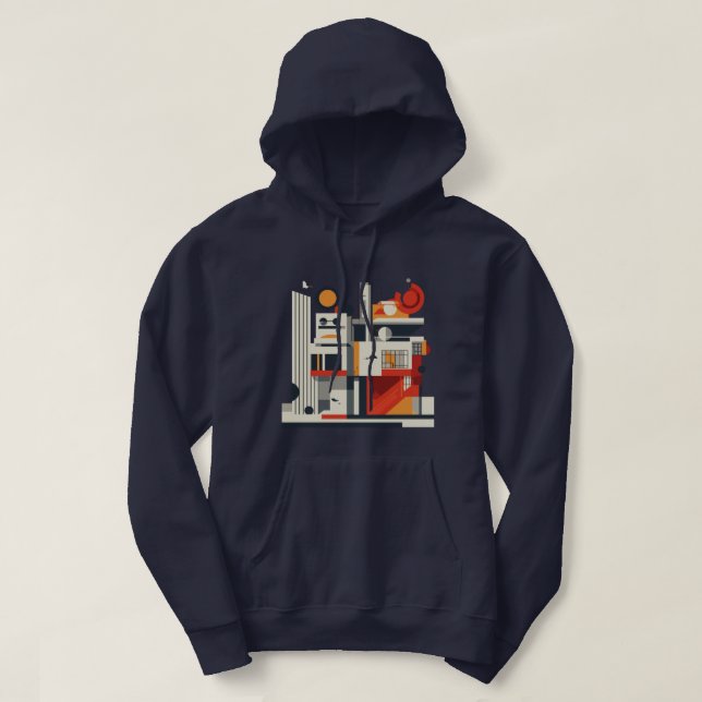 Bauhaus t-shirt design hoodie (Design Front)