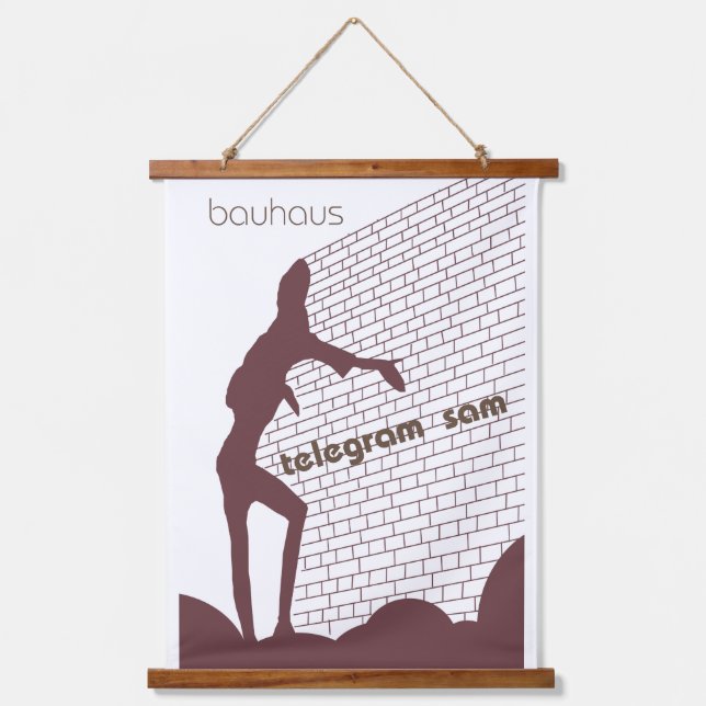 Bauhaus Telegram Sam Poster Art Hanging Tapestry (Front)