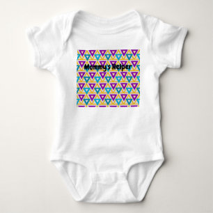 Bauhaus Triangle Mesh  Baby Bodysuit