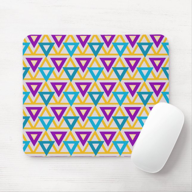 Bauhaus Triangle Mesh  Mouse Mat (With Mouse)