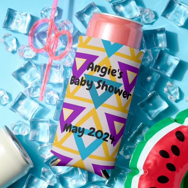Bauhaus Triangle Mesh  Seltzer Can Cooler (In Situ Summer)
