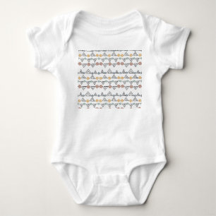 Bauhaus Triangles Baby Bodysuit