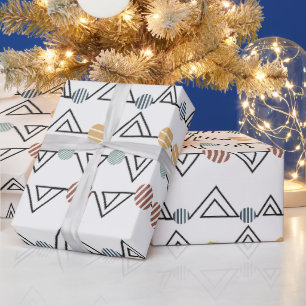 Bauhaus Triangles Wrapping Paper