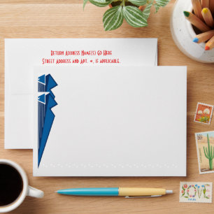 Bauhaus Tuxedo - RB (Personalised 5x7) Envelopes