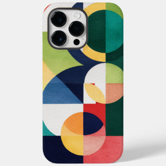 Bauhaus Watercolor - Geometric Green Phone Case