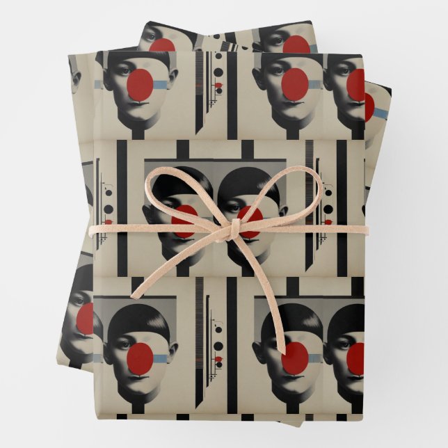 Bauhaus  wrapping paper sheet (In situ)