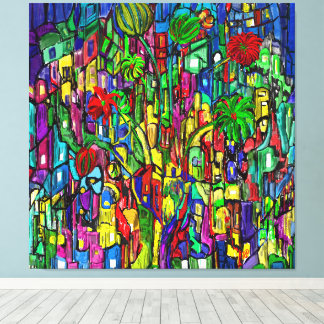 Baum abstrakt canvas print