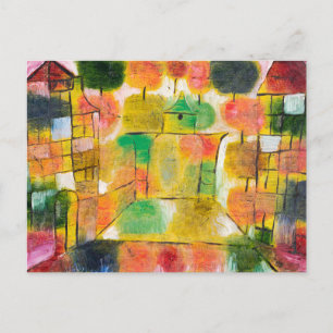 Baum und Architektur-Rhythmen - Paul Klee  Postcard