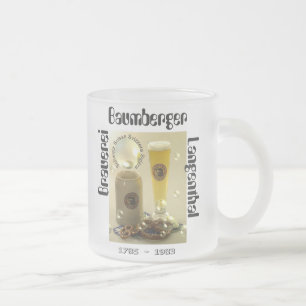 Baumberger Langenthal brewery Frosted Glass Coffee Mug