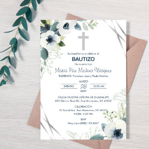 Bautizo Invitacion  Boys and Girls Cute Baptism Invitation