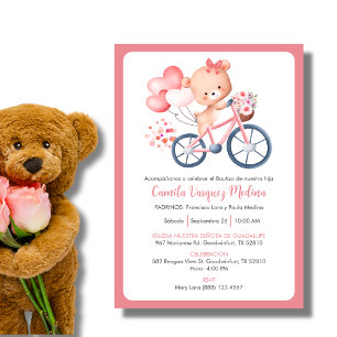 Bautizo Invitacion For Girls Cheerful Baptism Invitation