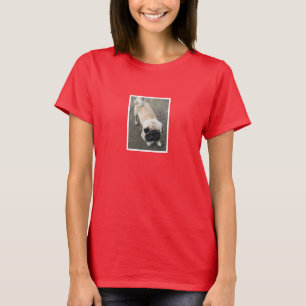Bauwk ... Cute Puppy Pug Dog ... かわいい 子犬 T-Shirt