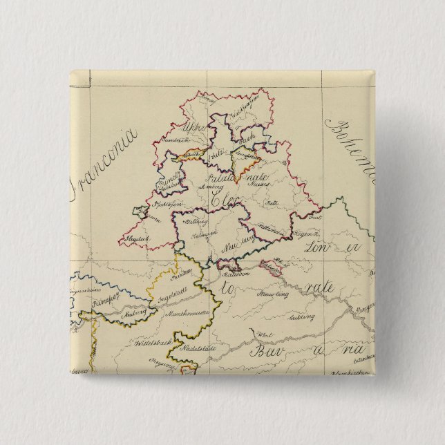 Bavaria 15 Cm Square Badge (Front)