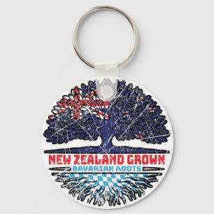 Bavaria Bavarian New Zealander New Zealand Tree Key Ring