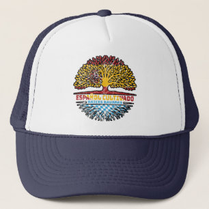 Bavaria Bavarian Spain Spanish Tree Roots Flag Trucker Hat