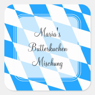 Bavaria blue white classic sticker
