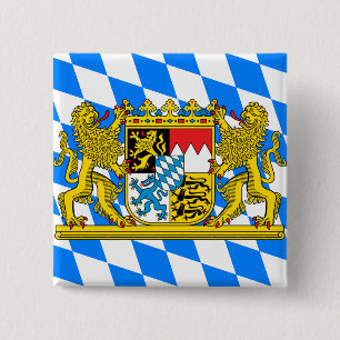 Bavaria Coat of arms 15 Cm Square Badge
