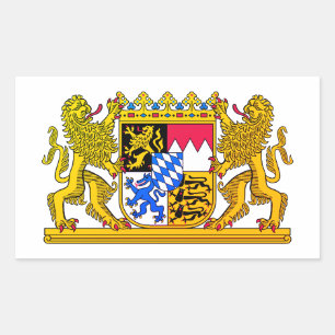 Bavaria coat of arms - GERMANY Rectangular Sticker