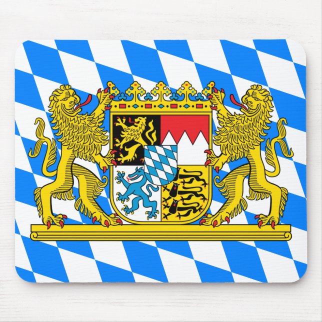 Bavaria Coat of arms Mouse Mat (Front)