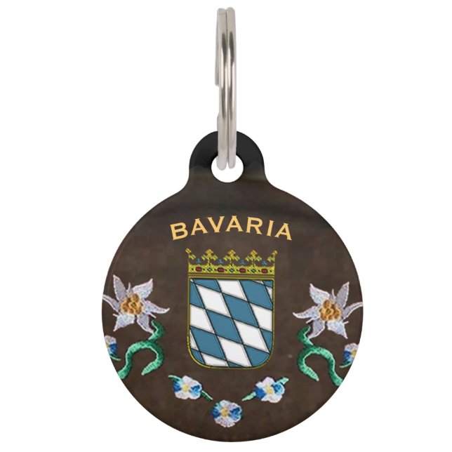 Bavaria Coat of Arms Pet Tag (Front)