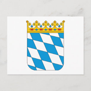 Bavaria Coat of Arms Postcard