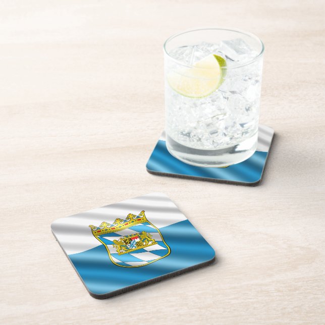 Bavaria flag coaster (Right Side)