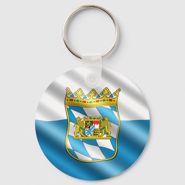 Bavaria flag key ring (Front)