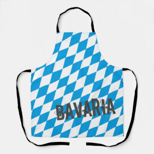 Bavaria Germany Diamond Flag Design Apron