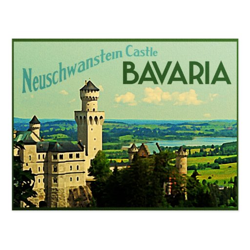Image of Bavaria Germany Neuschwanstein Castle Postcard