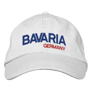Bavaria* Germany White Baseball Cap