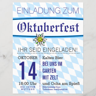 Bavaria Invitations Flyer