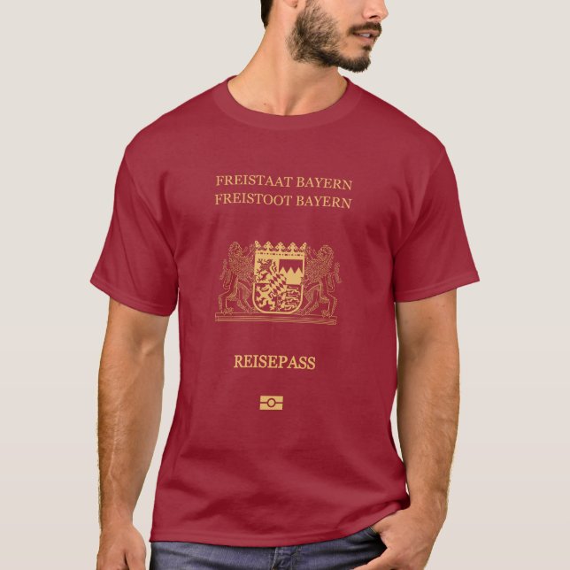 Bavaria passport (Germany) T-Shirt (Front)