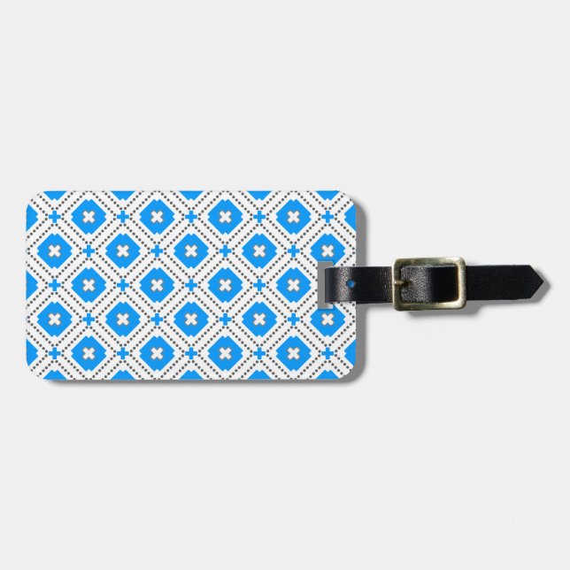 Bavaria Pattern Luggage Tag (Front Horizontal)