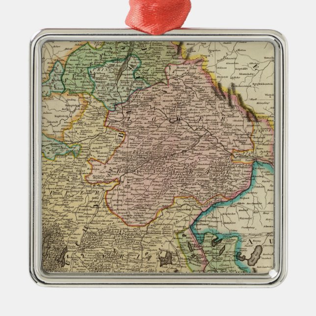Bavaria proper metal tree decoration (Front)