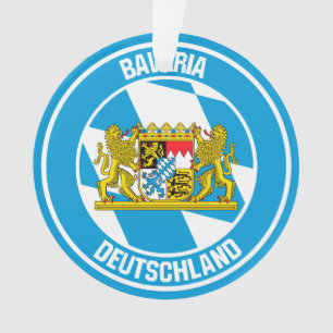 Bavaria Round Emblem Ornament