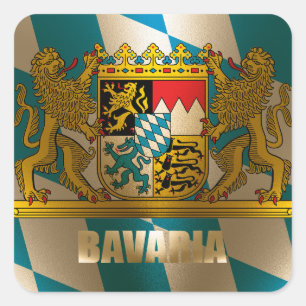Bavaria square sticker