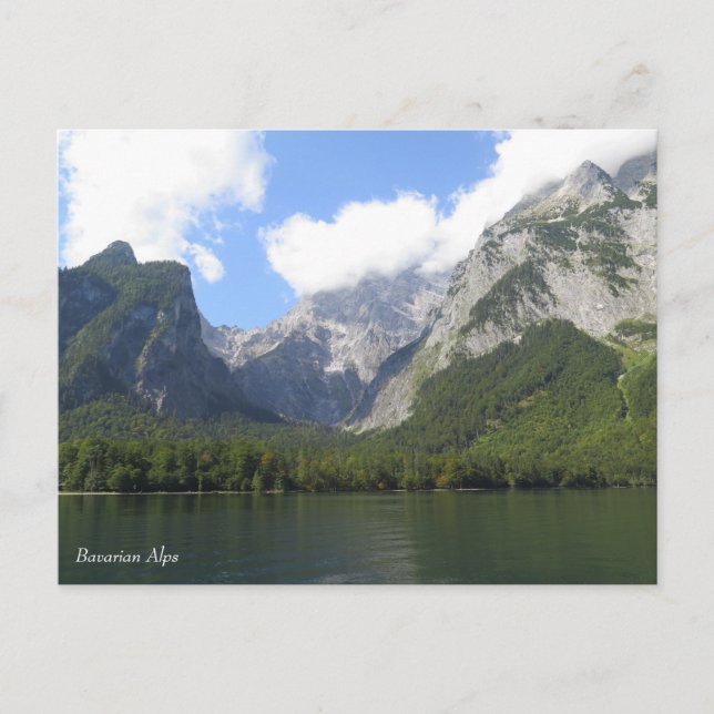 Bavarian Alps Postcard (Front)