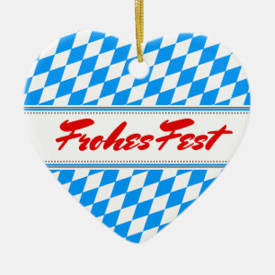 Bavarian Ceramic Tree Decoration