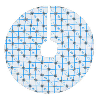 Bavarian Faux Linen Tree Skirt