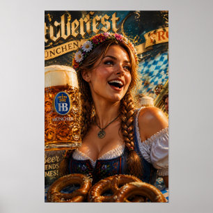 Bavarian Festival Joy and Golden Ale Poster