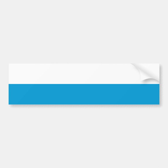 Bavarian Flag Bumper Sticker (Front)