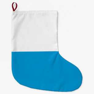 Bavarian Flag Large Christmas Stocking