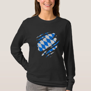 Bavarian Flag Munich Germany Europe German Bayern T-Shirt