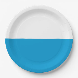 Bavarian Flag Paper Plate