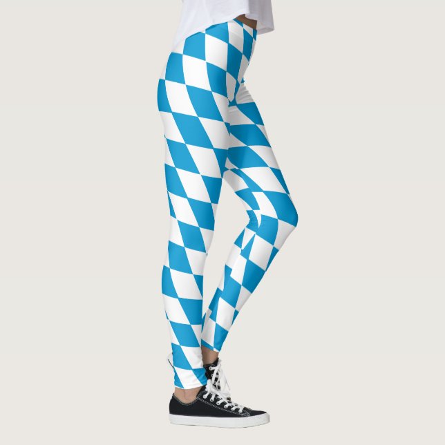 Bavarian flag pattern leggings (Right)