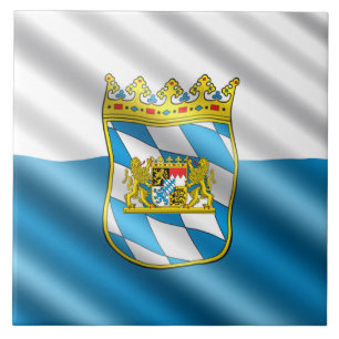 Bavarian flag tile